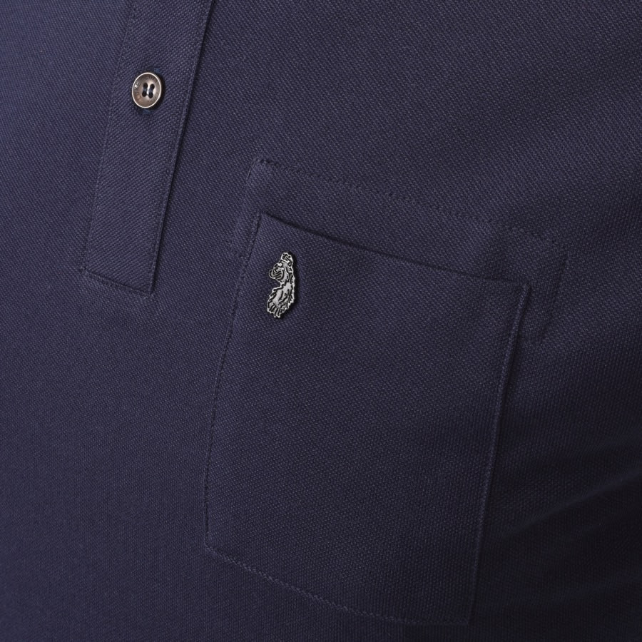 Alternative Image for ProductLuke 1977 Billiant News Tipped Polo T Shirt Navy3